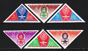 Гаити, 1962, Борьба с малярией, Комары, 6 марок